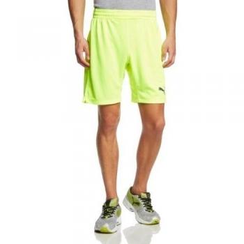 PUMA Torwarthose GK Shorts - Pantalones cortos de portero para fútbol para hombre, color amarillo, talla S