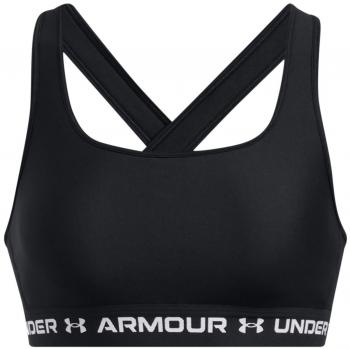 Under Armour Crossback Mid Sports Bra - Medium Support, Black, Women's Size S