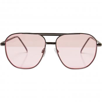 Urban Classics Manila Gunmetal/Pale Pink Unisex Sunglasses