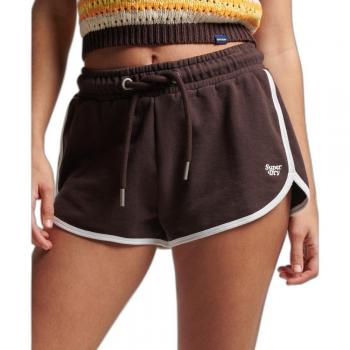 Pantalones cortos de punto con logotipo Vintage para mujer Superdry L