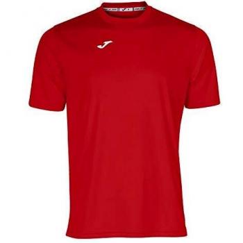 Joma Combi - Camiseta de Manga Corta, Hombre, Rojo, 4XS-3XS