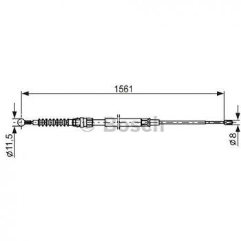 Bosch 1987482264 cable de freno