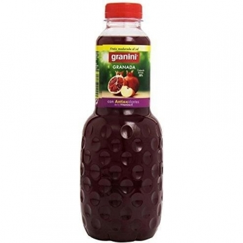Granini - Néctar de Granada Enriquecido con Vitamina E Antioxidante - 1 Litro, Paquete de 6