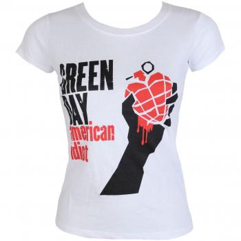 Women's Metal T-Shirt Green Day - American Idiot - ROCK OFF XL