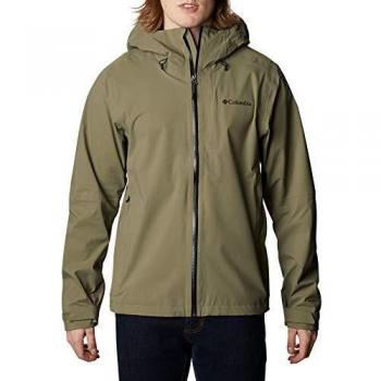 Chubasquero Hombre Columbia Omni-Tech Ampli-Dry Impermeable Verde Piedra XXL