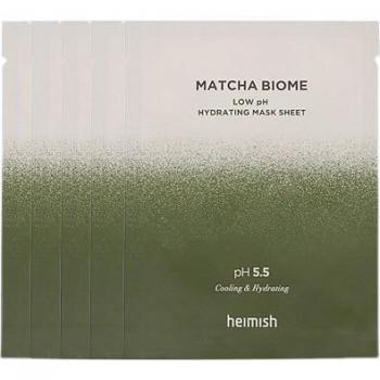 Heimish Matcha Biome Low pH Hydrating Sheet Mask Set - 5 Sheets
