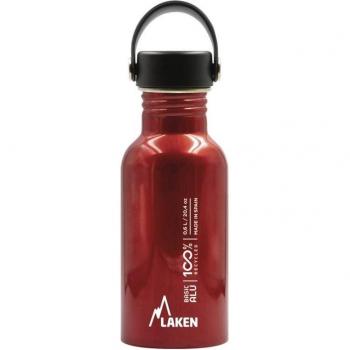 Botella básica Laken de aluminio 0,60 L color t.oasis rojo