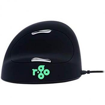 Ratón Ergonómico R-Go HE Break Grande para Izquierdos, Cableado, Anti-RSI, 2500dpi