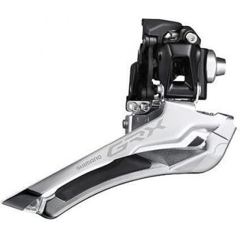 Shimano FD-RX400 GRX front mech, 10-speed double, down pull, braze-on