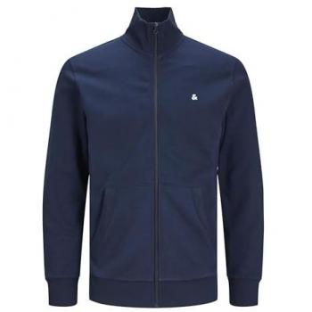 Jack & Jones Plus Size Full Zip Sweatshirt Navy Blazer 6XL