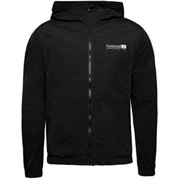 Hummel Chaqueta Legacy Musa Woven, Casaco zip Hummel hmllgc musa wov, Hummel Sudadera para hombre LGC Musa WOV, Negro (212958-2001), XL