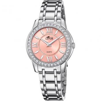 Reloj Lotus Bliss 18887/2 para Mujer con Esfera Rosa y Caja de Acero Inoxidable 316L Plateado