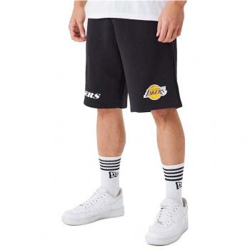 Pantalones Cortos Deportivos para Hombre New Era NBA LA Lakers Negro