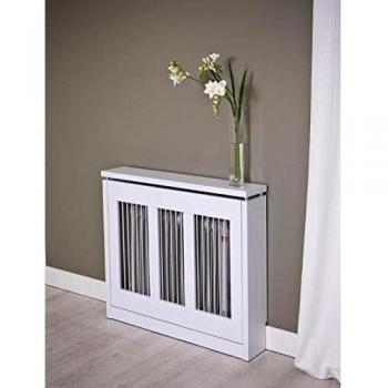TOPKIT | Cubreradiador Cristian 3091 |90 cm de Ancho|Cubreradiador mediano|Diseño Elegante| Blanco