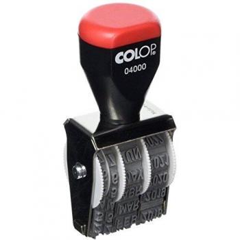 Colop FEC.4.E - Fechador, 4 mm, entintado manual
