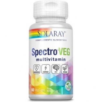 Multivitamínico Solaray Spectro 60 cápsulas vegetales