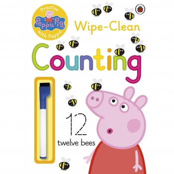 Libro de Escritura y Conteo Borrable con Peppa Pig: Practica de Caligrafía y Primeros Números