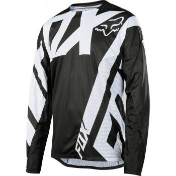 Fox Demo LS Camo Burn Jersey, Black, tamaño XL