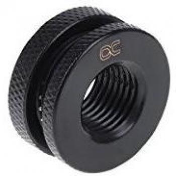 Conector de pasacables Alphacool G1/4 - Negro profundo (versión corta)