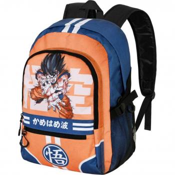 Mochila Dragon Ball Z - Kamehameha II edición especial con diseño naranja