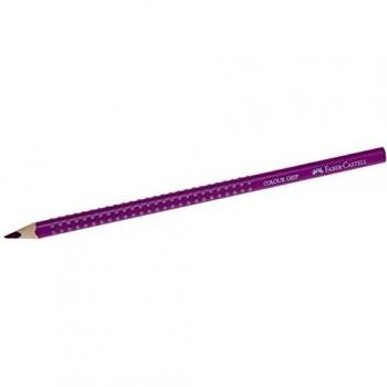 Lápiz de color acuarelable Faber Castell Colour Grip carmesí 112434 material escolar y creatividad original