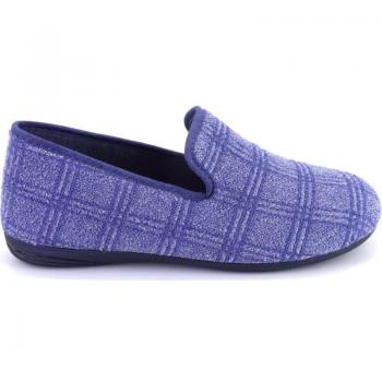 COSDAM 13763 Zapatillas de casa cerrada de hombre azul marino
