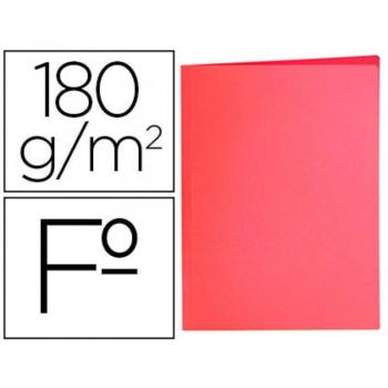 Subcarpeta Liderpapel Folio Rojo Pastel 180g/m2 - SC38