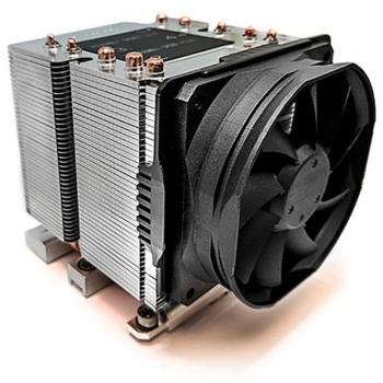 Inter-Tech B-14 Disipador de CPU con Ventilador de 8 cm en Color Negro y Plata