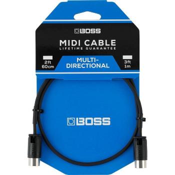Boss BMIDI-PB1 1ft Adjustable Angle MIDI Cable