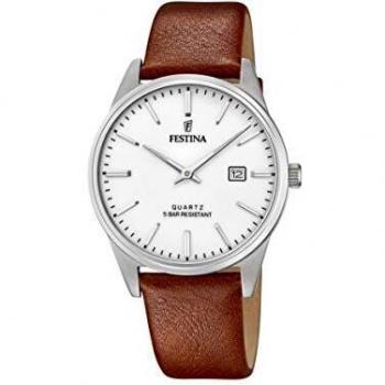 Festina Classic F20512/2 Men's Analog Watch with Silver Dial