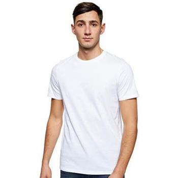 Jack & Jones Organic Basic Men's T-Shirt - Slim Fit, O-Neck, White