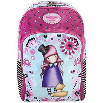 SANTORO GORJUSS Mochila Triple Bolsillo, Niñas, Turquesa