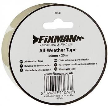 Cinta adhesiva para exterior 50 mm x 25 m - Fixman