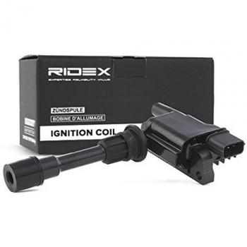 Bobina de encendido RIDEX 689C0080 compatible con MAZDA 5, Premacy, 323 F 6, incluye conector de bujía