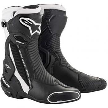 Alpinestars Botas de Moto SMX Plus V2 Negro-Blanco 40