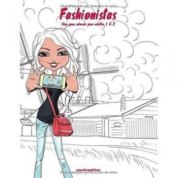 Fashionistas libro para colorear para adultos 1 & 2