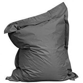Puf de jardín Oviala de poliéster gris antracita de 180 x 145 cm