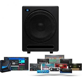 Subwoofer Presonus Temblor T10 de 10 pulgadas con amplificación de 200W y respuesta de frecuencia extendida
