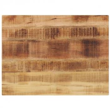 Tablero de mesa rectangular madera mango rugosa 90x60x2,5 cm