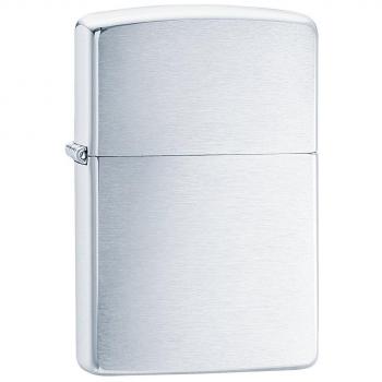 Zippo Brush Chrome Encendedor, Metal, Cromo, Única