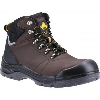 Amblers Safety AS203 Laymore Water Resistant Leather Safety Boots Brown Size 7
