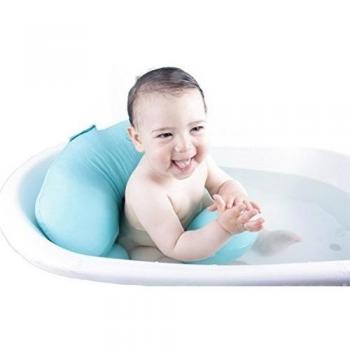 Pomfitis, asiento de baño del bebé azul