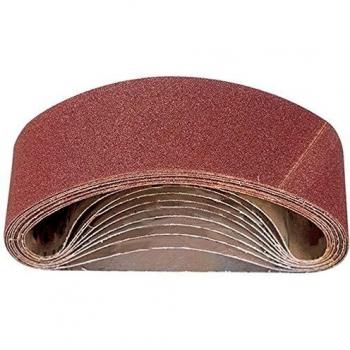 Banda de Lija 533 mm x 75 mm Grano 60 para Madera y Metal Corindón PROMAT