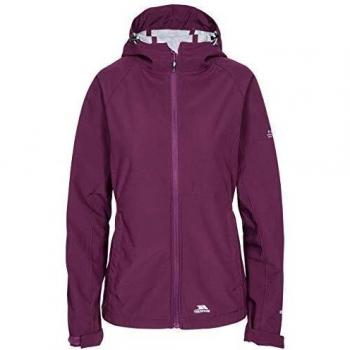Trespass Chaqueta impermeable para mujer Aviana con capucha ajustable, Mujer, FAJKSSO10003_PPEL, Morado potente., L