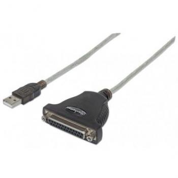 Cable Convertidor USB a Paralelo DB25 para Impresora de 1.8 Metros
