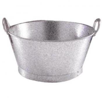 Barreño Galvanizado 26 - Tipo: Barreño, Material: Galvanizado, Diámetro: 26 cm