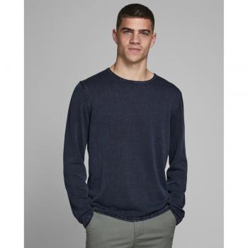 Jersey Hombre Jack & Jones Modelo Leo Color Marino