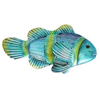 Adorno de Pared Pez Azul Signes Grimalt - 16x40x30 cm