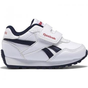 Reebok Zapatillas de bebé Royal Rewind Run Kc, deportivas bajas tipo running en blanco con detalles en contraste y cierre adherente