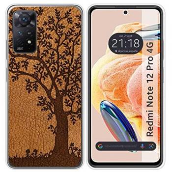 Funda de Silicona Personalizada para Xiaomi Redmi Note 12 Pro 4G - Diseño Cuero 03 con Dibujos